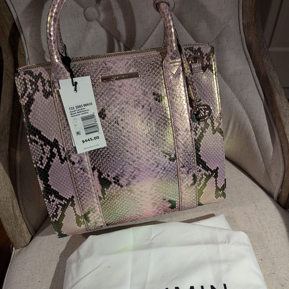 Brahmin Blush Belladonna Caroline Satchel - Picture 8 of 12